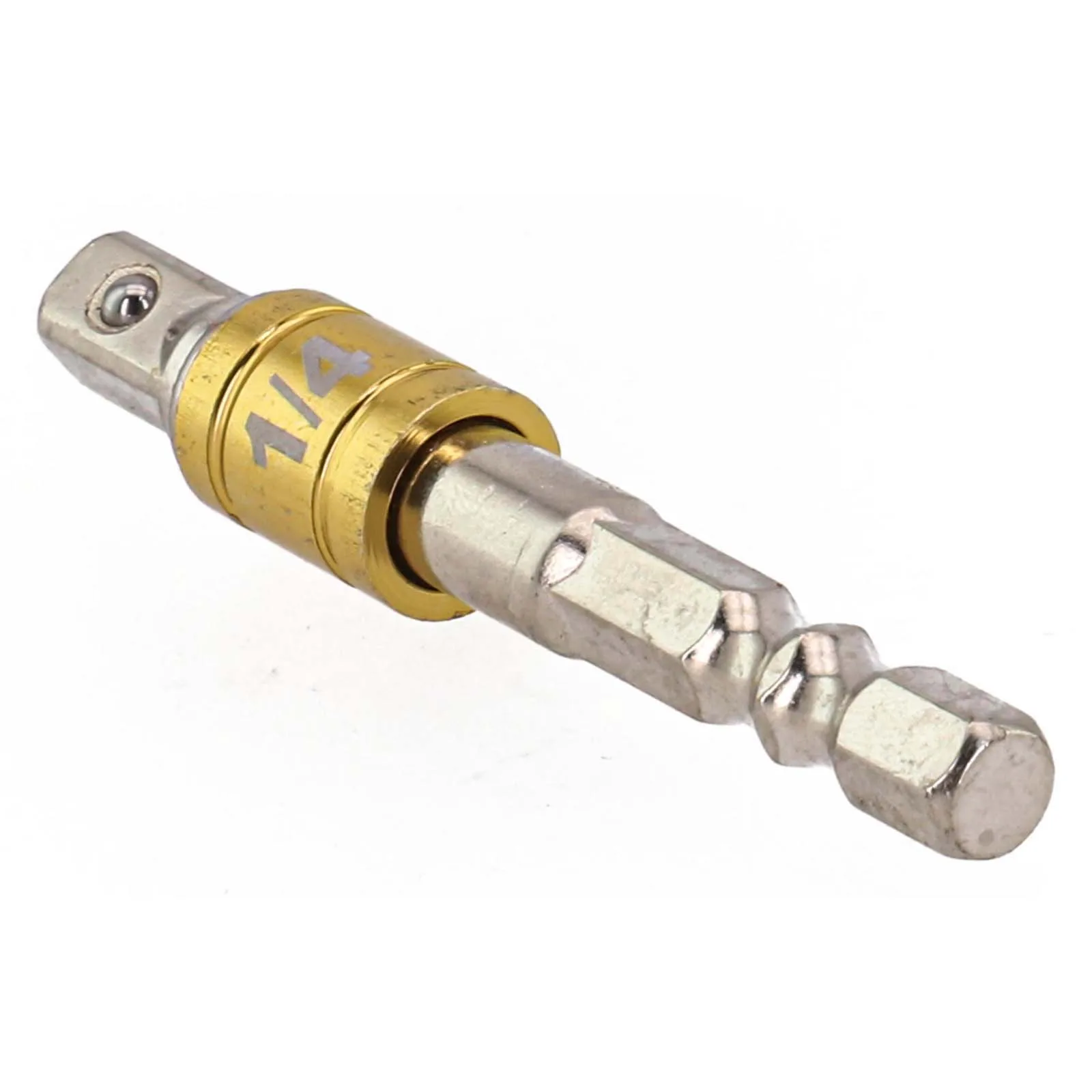 Power Tools Socket Adapater 1/4 Spring Ball Lock 3/8 Chrome Vanadium Steel Drill Driver For Hand Held Driver Sockets