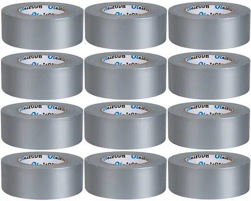 Imagen 2 del producto Cinta adhesiva plateada resistente al agua, resistente, Flexible, para reparaciones de encuadernación de alfombras en el hogar, sin residuos, 10M