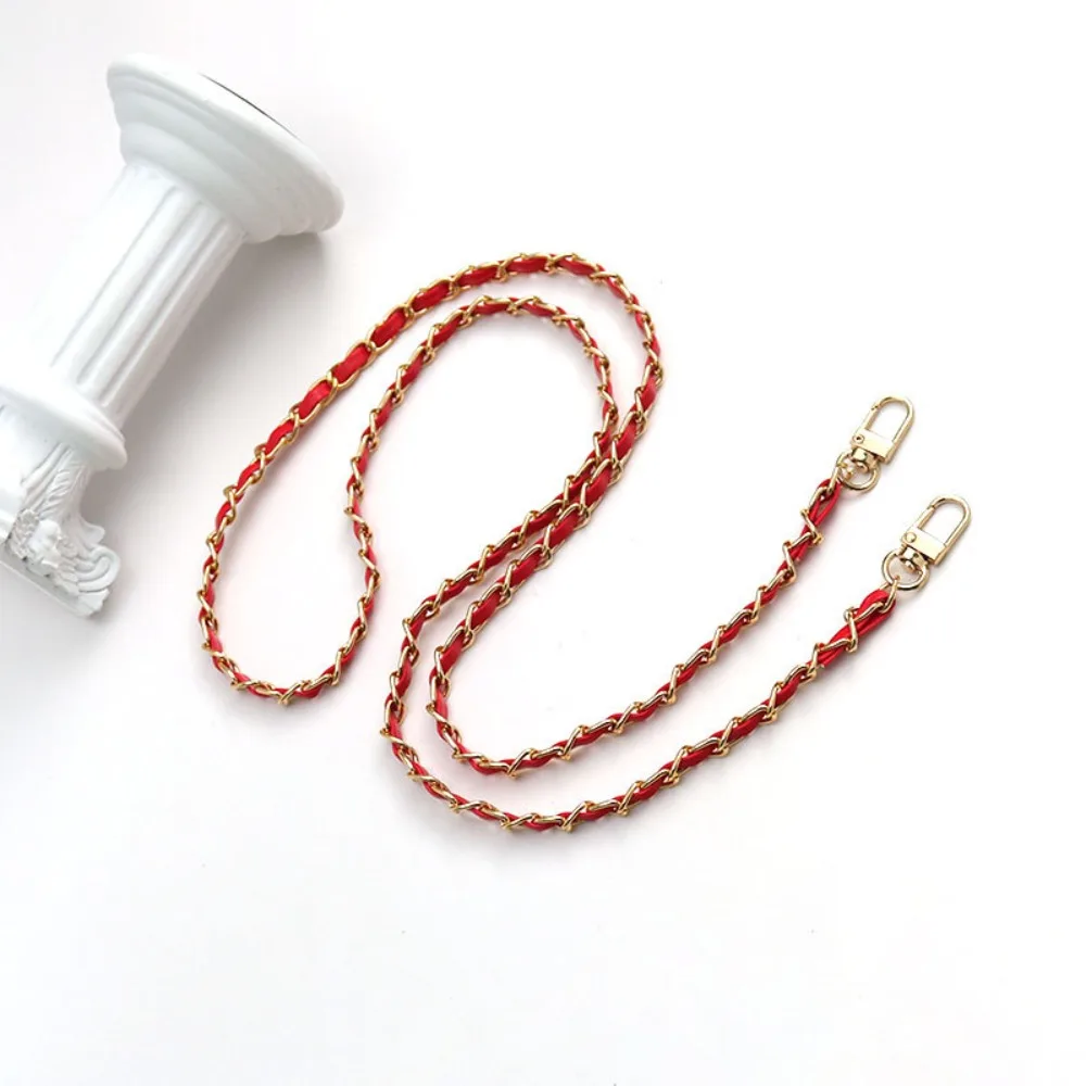 

Fashion PU Leather Metal Handbag Chain Metal Replaceable Shoulder Bag Strap Part Accessory Durable Backpack Belts