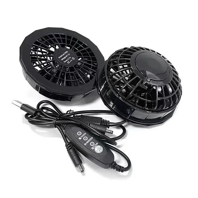 USB To DC Cable For 5V Cooling: Fan Cord 3-Level Fan Speed Controller Workwear Cooling Clothes Outdoor