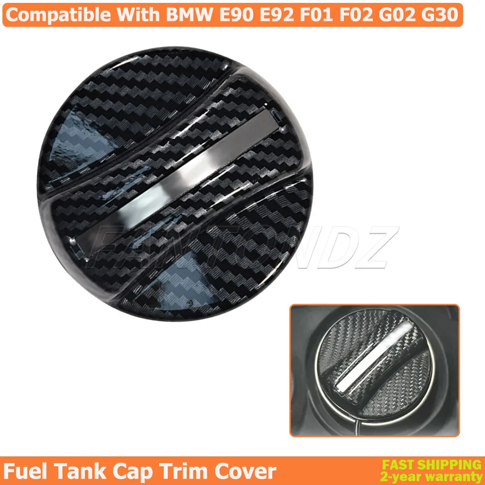 Car Tank Cover Fuel Tank Air Cap Trim Compatible With BMW E90 E92 F01 F02 G02 G30 F10 F11 F12 F16 F20 F21 F30 F31 F32 F34 F36