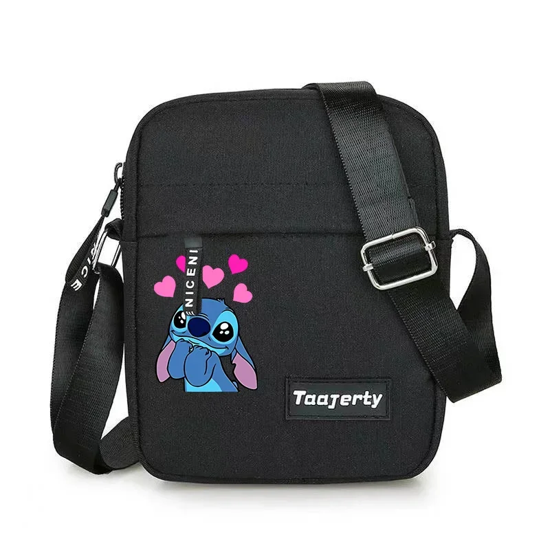 Stitch Disney Sling Bag Chest Bag Men Casual Sports Bags Single Shoulder Crossbody Bags Stitch Underarm Bag Canvas Backpack Bags