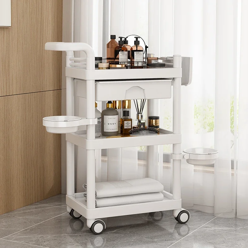 

Beauty Hairdressing Multifunction Salon Trolley Cosmetic Lash Salon Trolley Storage Carrito Auxiliar Beauty Furniture