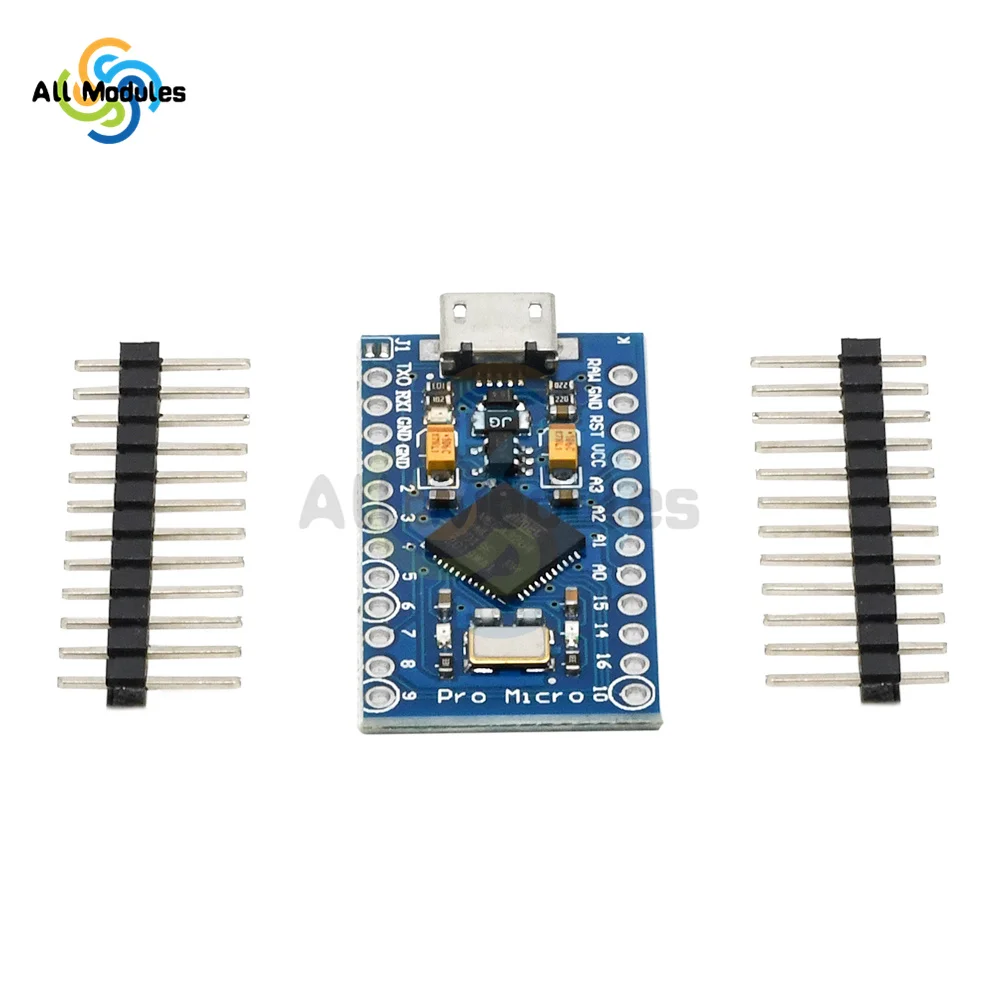 Pro Micro ATmega32U4 Micro USB 8MHz/16MHz 5V/3.3V Module For Arduino Leonardo ATMega32U4 Controller Pro Micro Replace ATMega328