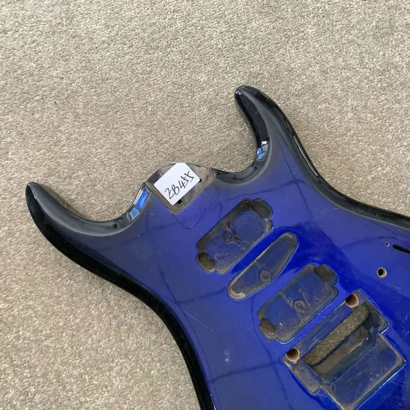 EB455  Electric Guitar Body Solid Wood Floyd Rose Tremolo Style  Bolt-on  For DIY Replacement Paints Damage