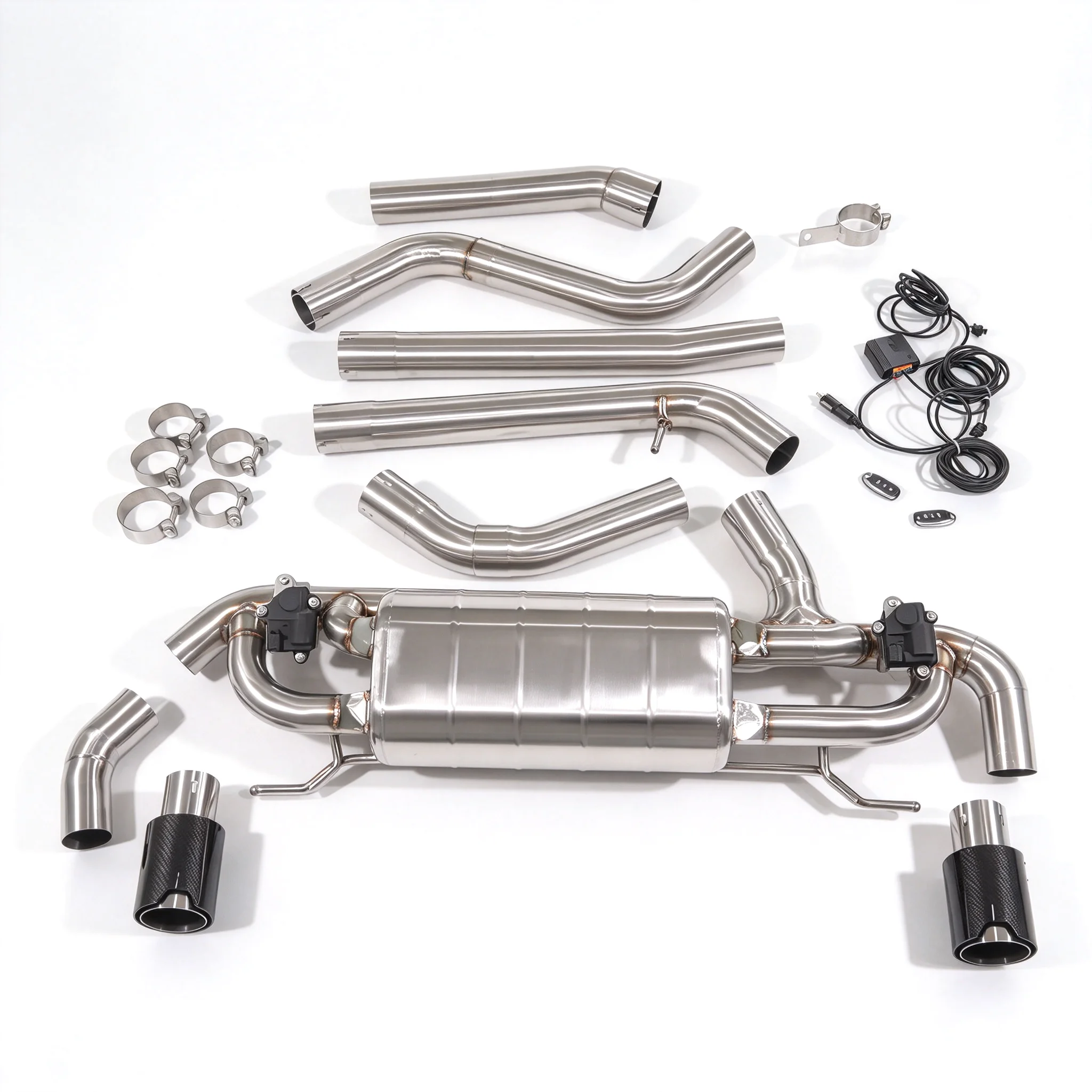 Exhaust Pipe for BMW 220I 230i 2.0T 218i 1.5T G42 B48 with 304 SUS Mirror Polished High-Performance with Muffler Exhaust System