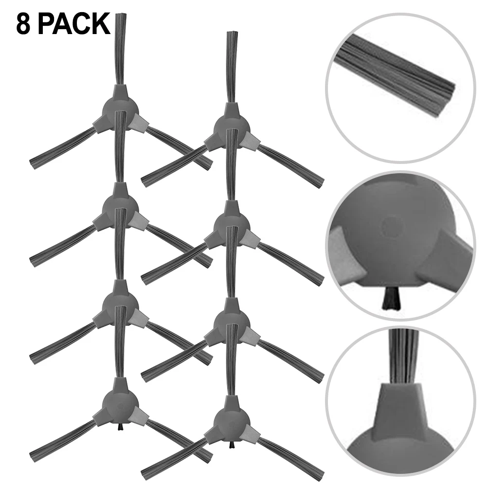 A Complete Set of 8 Replacement Brush Parts Designed Exclusively For the For Erabros RS1 Robotic Vacuum Cleaner