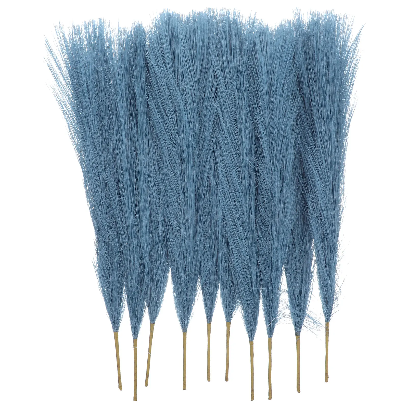 

10 Pcs Artificial Reeds Arrangements Faux Blue Branch Plant Decorations for DIY Vase Props Home Adornments