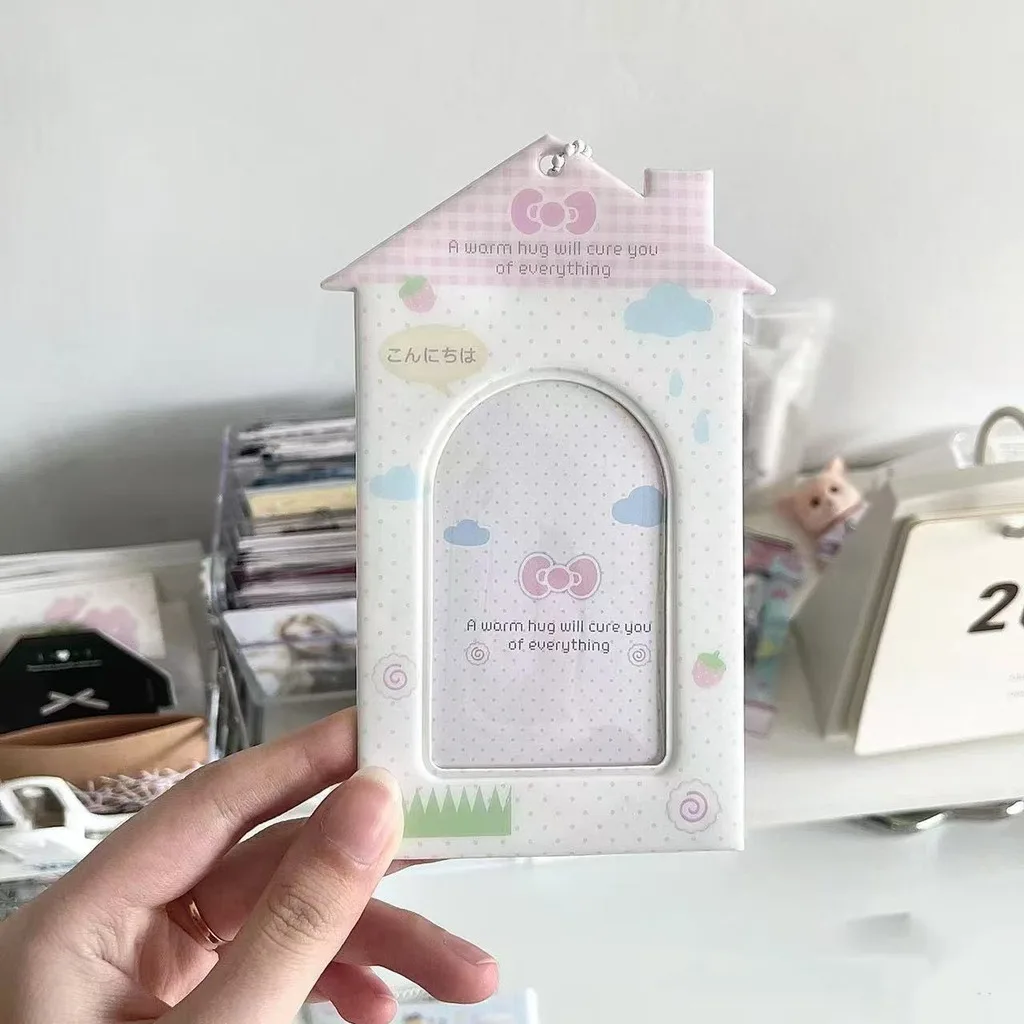 Cartoon Kpop Photocard Holder Camera Mobile Phone Shaped Idol Photocard Binder 3Inch Photo Storage Case Protection Cover
