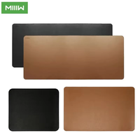 Xiaomi MIIIW Large Leather Cork Mouse Pad S M L Size Waterproof Soft Durable Keyboard Laptop Computer PC Desk Mat Game Mousepad