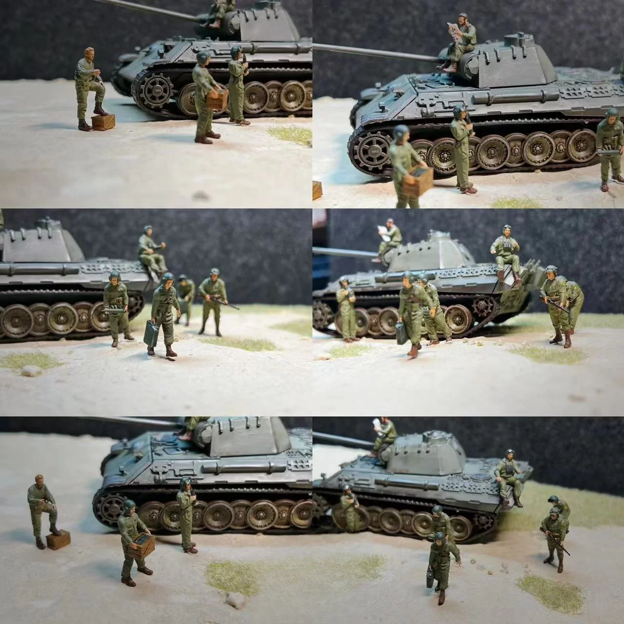 

Diorama 1/64 Scale Figurines Model Soldiers Collection Miniature Hand-painted