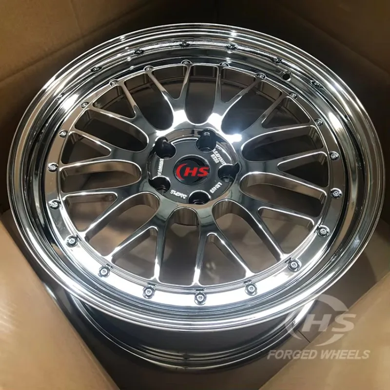 

Forged Rim Custom 5x112 5x120 5x130 Chrome 2-Piece Classic Racing Car Wheels for BMW M2 335i F80 M3 F82 M4 350z 370z Porsche 911