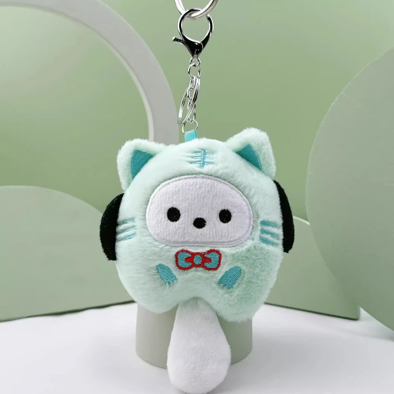 Zawieszki Sanrio, pluszowe zabawki, breloczki, wykwintne torby dla par dla dziewczyn, małe akcesoria, urocze lalki, akcesoria dla par, pamiątkowy prezent.