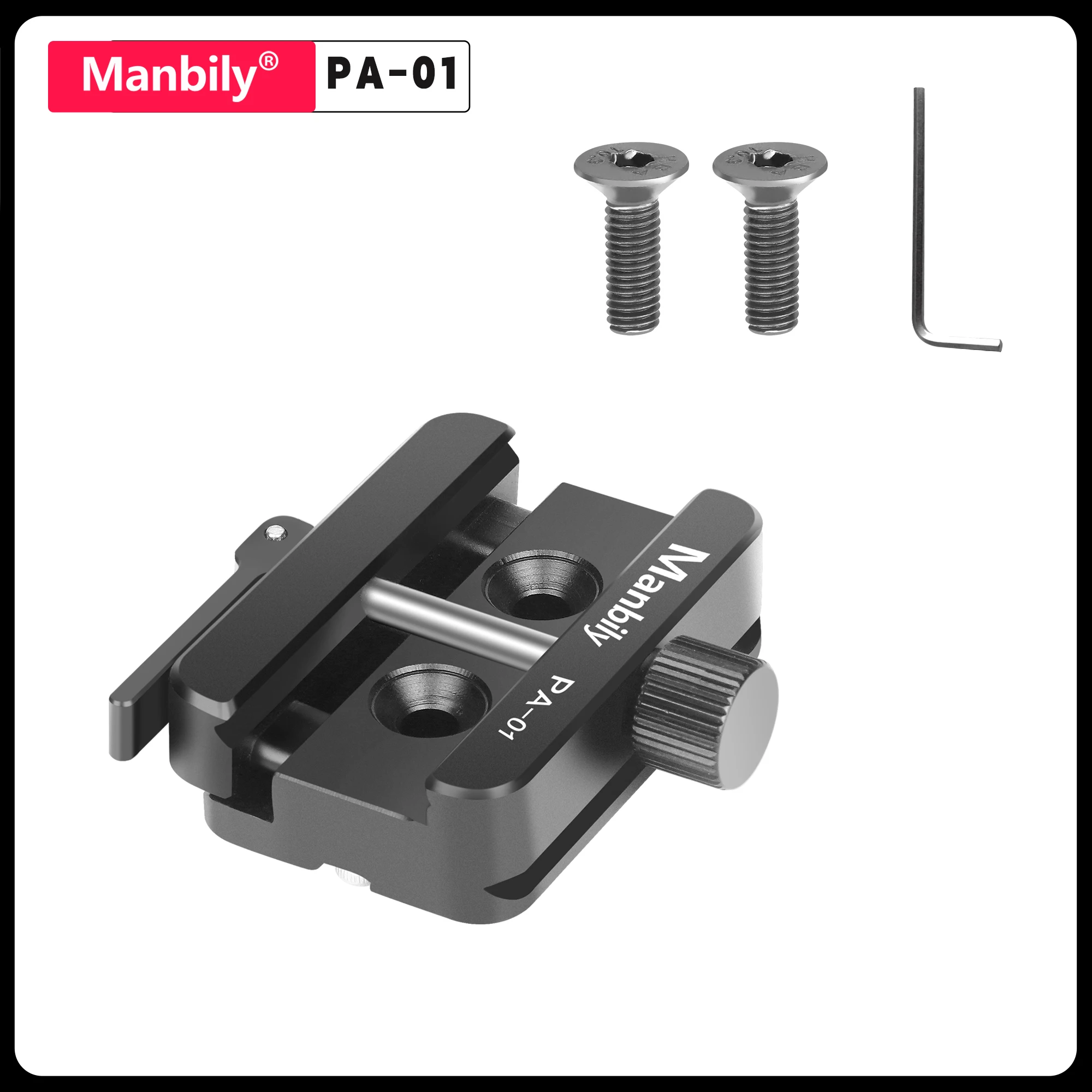 Manbily Picatinny Arca 어댑터 퀵 릴리스 플레이트 PA-01 삼각대용 Arca-Swiss 마운트