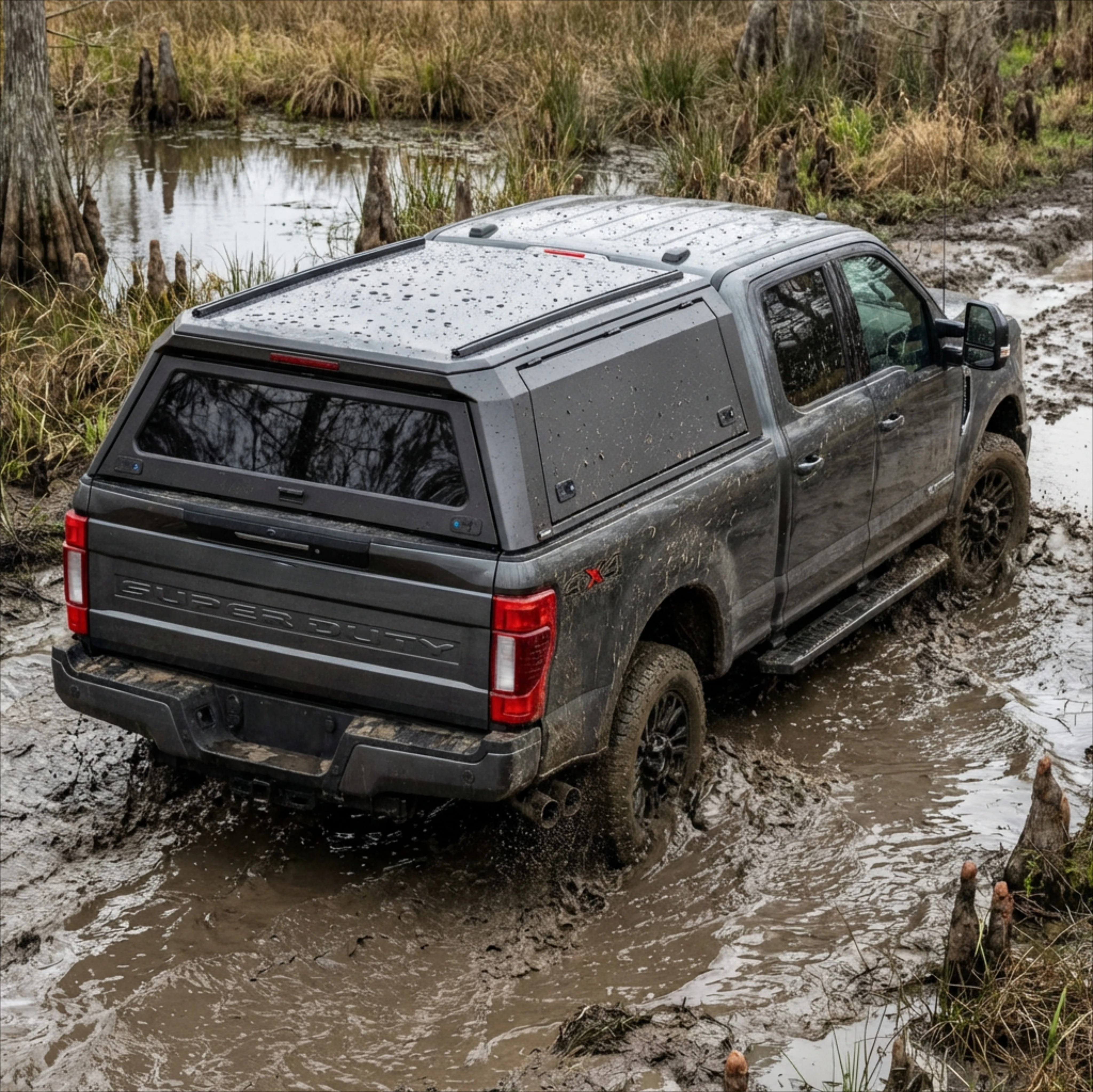 

Аксессуары для пикапов 4x4: крышки кузова, кемпер-кабины, тенты для пикапов Super Duty F250 F350 6.8FT, топперы, чехлы для кузова