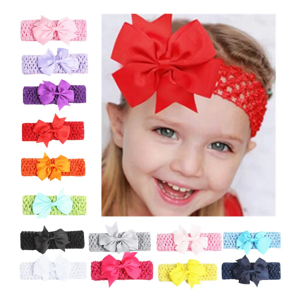 14PCS Baby Headbans,Bow Headbands,Spring Hair Accessories,Cute Headbands,Available In Multiple Colors,Ice Cream Color Scheme