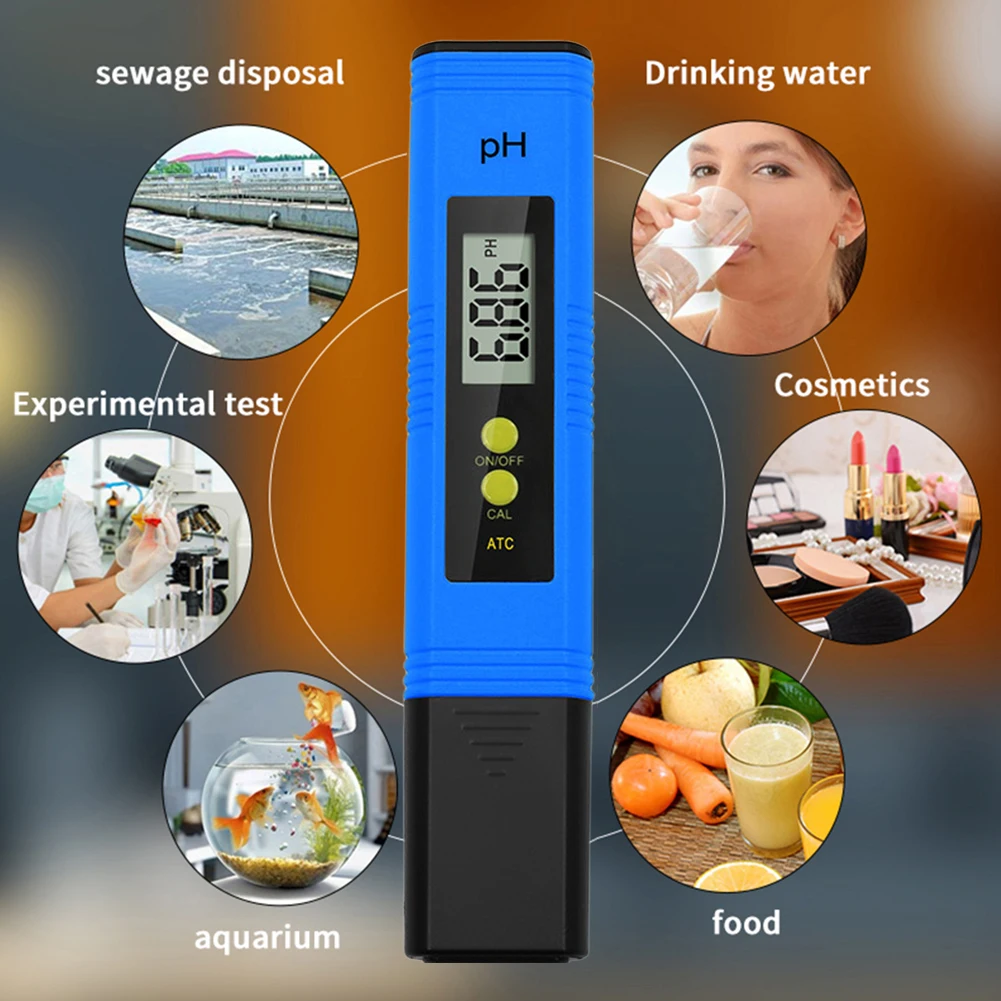Digital Ph Meter Wi…