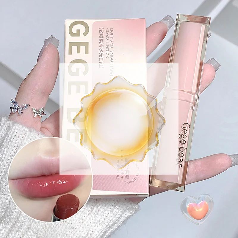 Jasna, jedwabista pomadka w płynie, długotrwałe nawilżenie, 6 kolorów, efekt wodny, błyszczyk do ust, wodoodporny tint do ust, makijaż, kosmetyki dla kobiet.