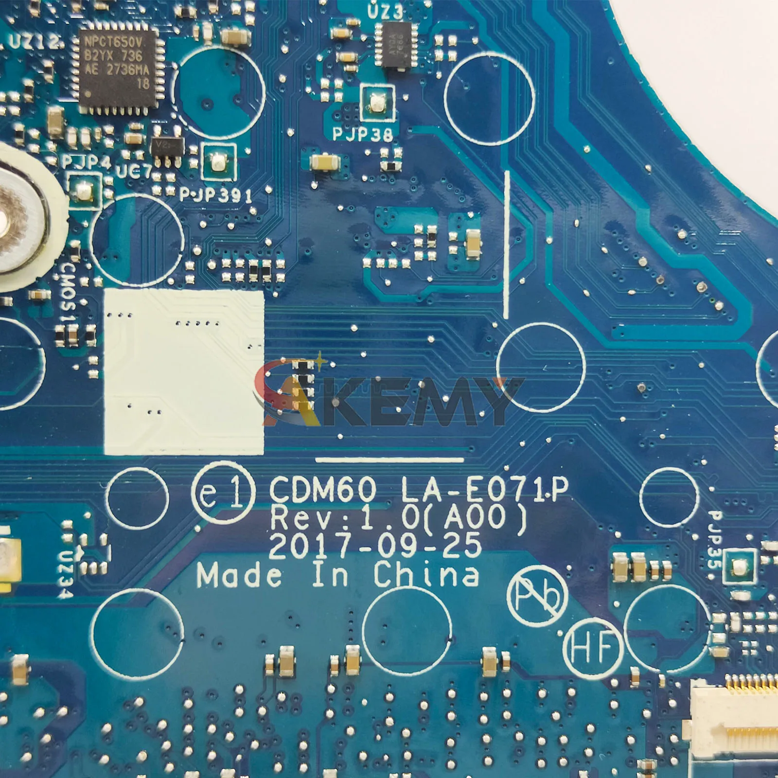 CDM60 LA-E071P para la placa base del ordenador portátil Dell LATITUDE 5280 5288 con CPU i3 i5 i7 7th Gen CN-04T711 CN-03Y392 MMMK9 100% probado OK