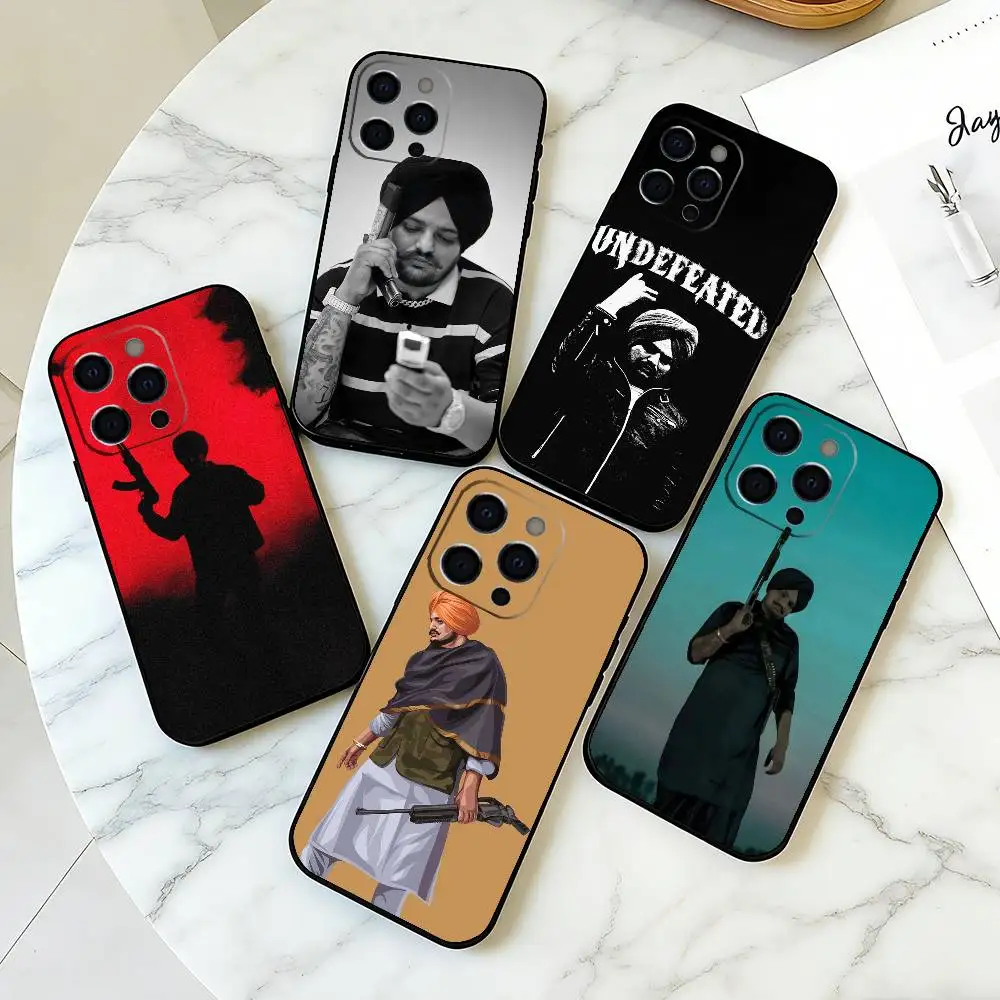 

RAPPER S-Sidhu M-Mooses Wala Phone Case Silicone Soft For IPhone 17 16 15 14 13 12 11 X XR Plus Pro Max Plus