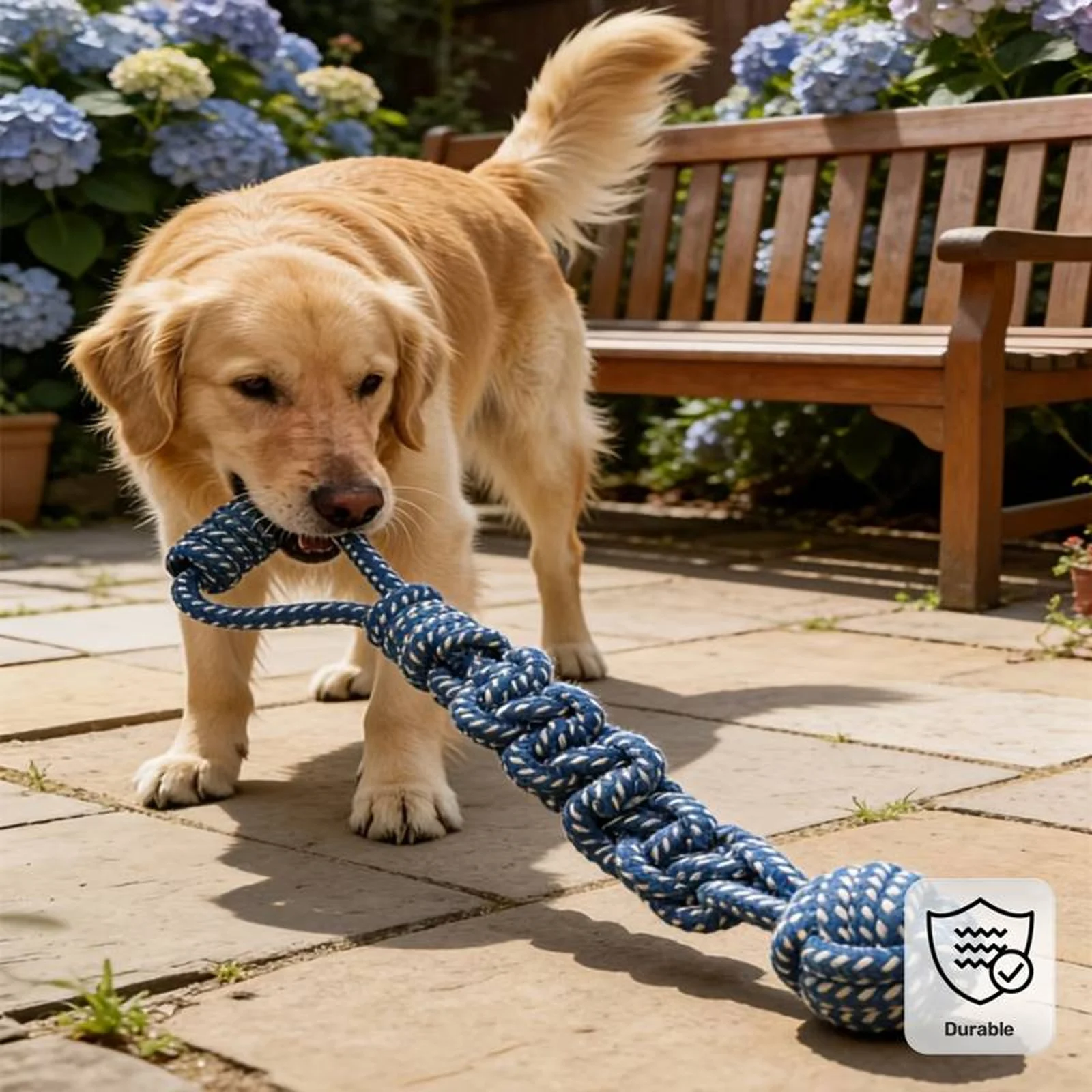 Brinquedo de Corda para Cães, Brinquedo de Mastigar para Cães, Brinquedo Interativo para Pets, Cuidados Dentários para Cães, Brinquedo para Pets Resistente a Mordidas
