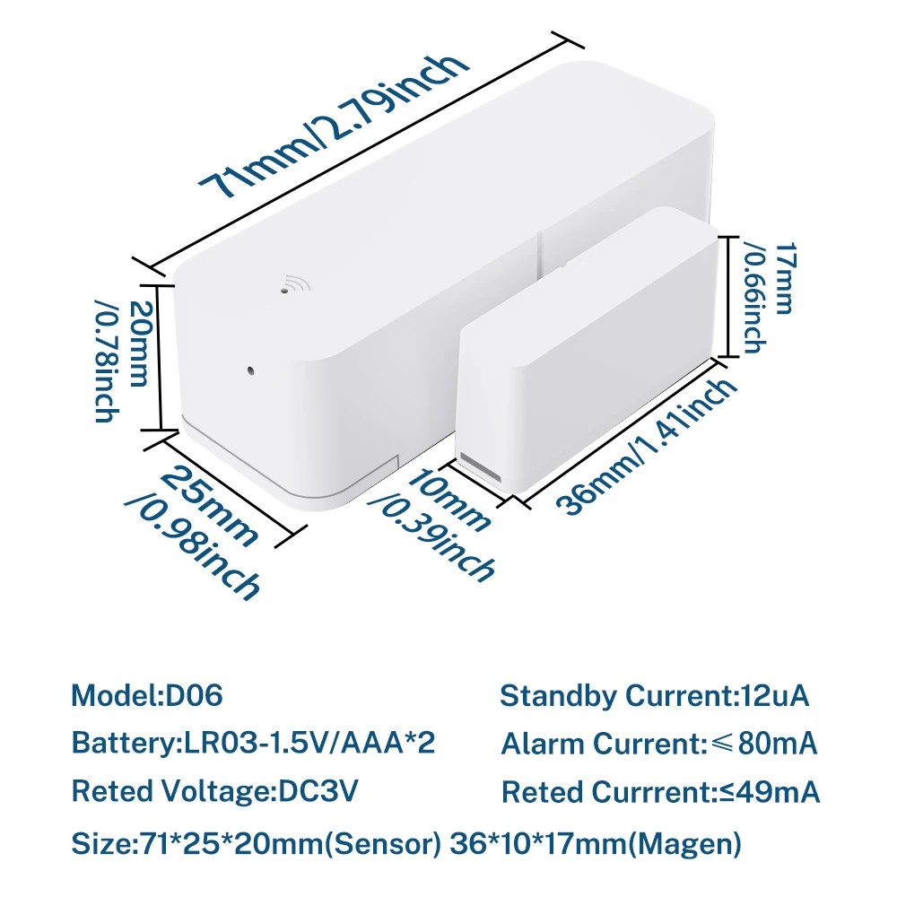 Рисунок 6 - Tuya умный дом Wi-Fi дверной датчик