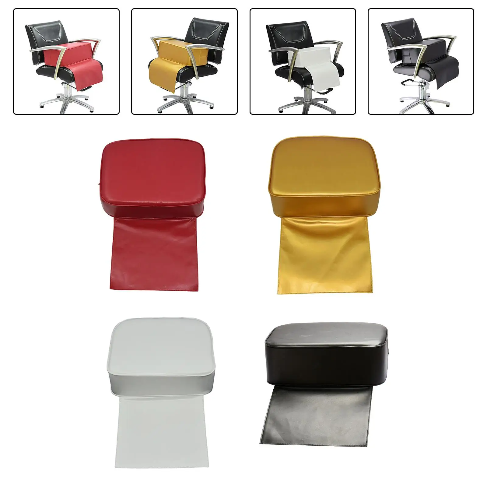 

Kids Booster Seat for Salon Use, Height Adjustment, Easy Maintenance, PU Cover