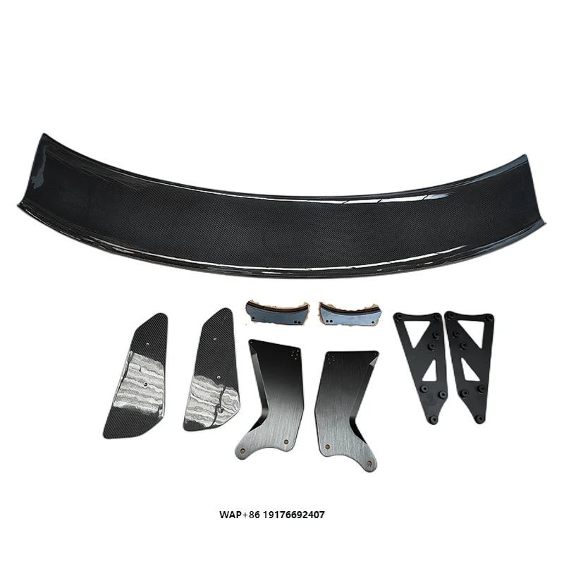 

Applicable to Modification and Upgrading forMcLaren 540C 570S Dry Carbon Fiber Tail Fin Rear Spoiler Fixed Wing