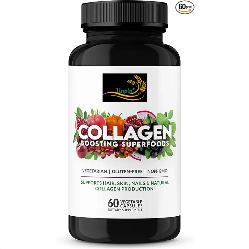 

Collagen Promotes Superfood Containing Biotin, Hyaluronic Acid, And Vitamins For Hair, Skin, And Nails