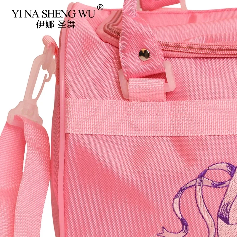 Sacs de danse de Ballet rose enfants filles Ballet sport danse sacs à dos sac à dos brodé sacs de sport épaule sac à main couleur rose