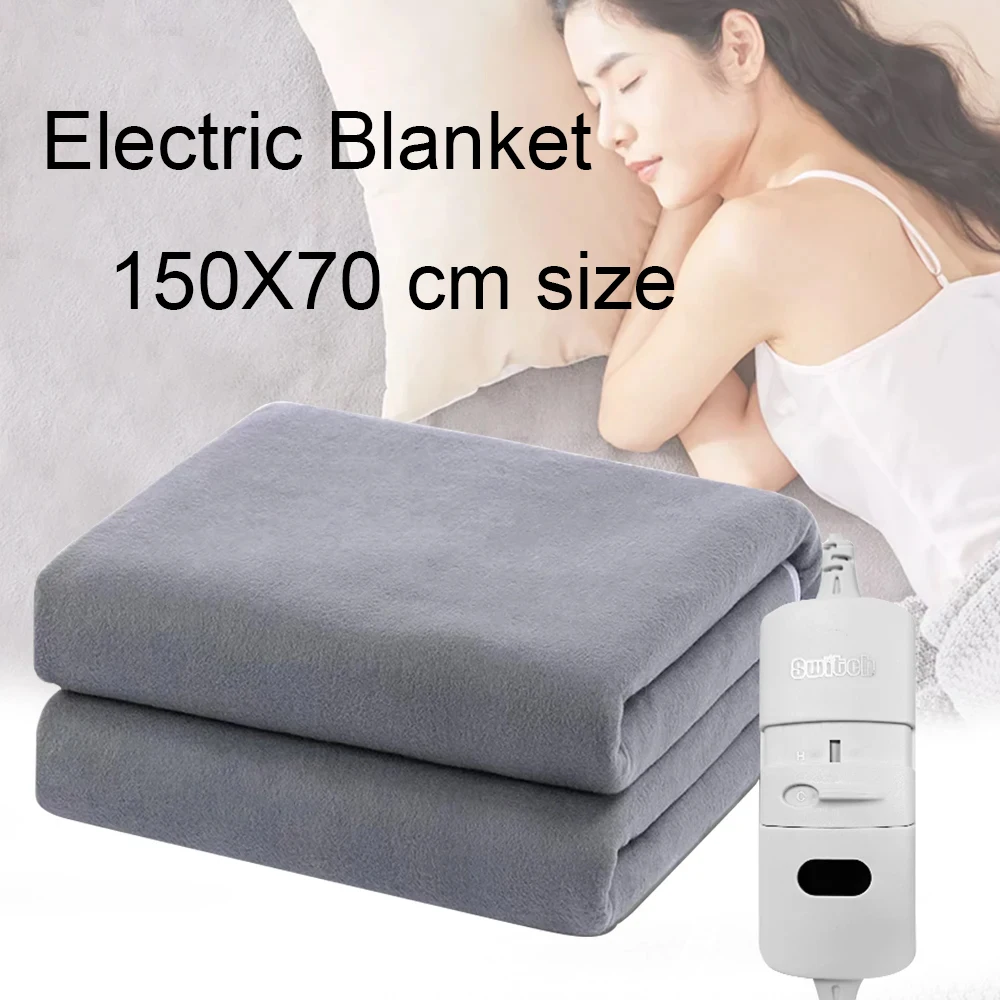 Electric Blanket 220V EU Plug Striped Printing Winter Insulation Heating Electric Blanket Constant Temperature Control