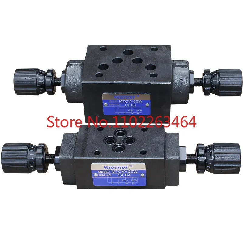 MTCV-02W 02A 02B Superimposed one-way throttle valve speed control valve MTCV-03W 03A 03B