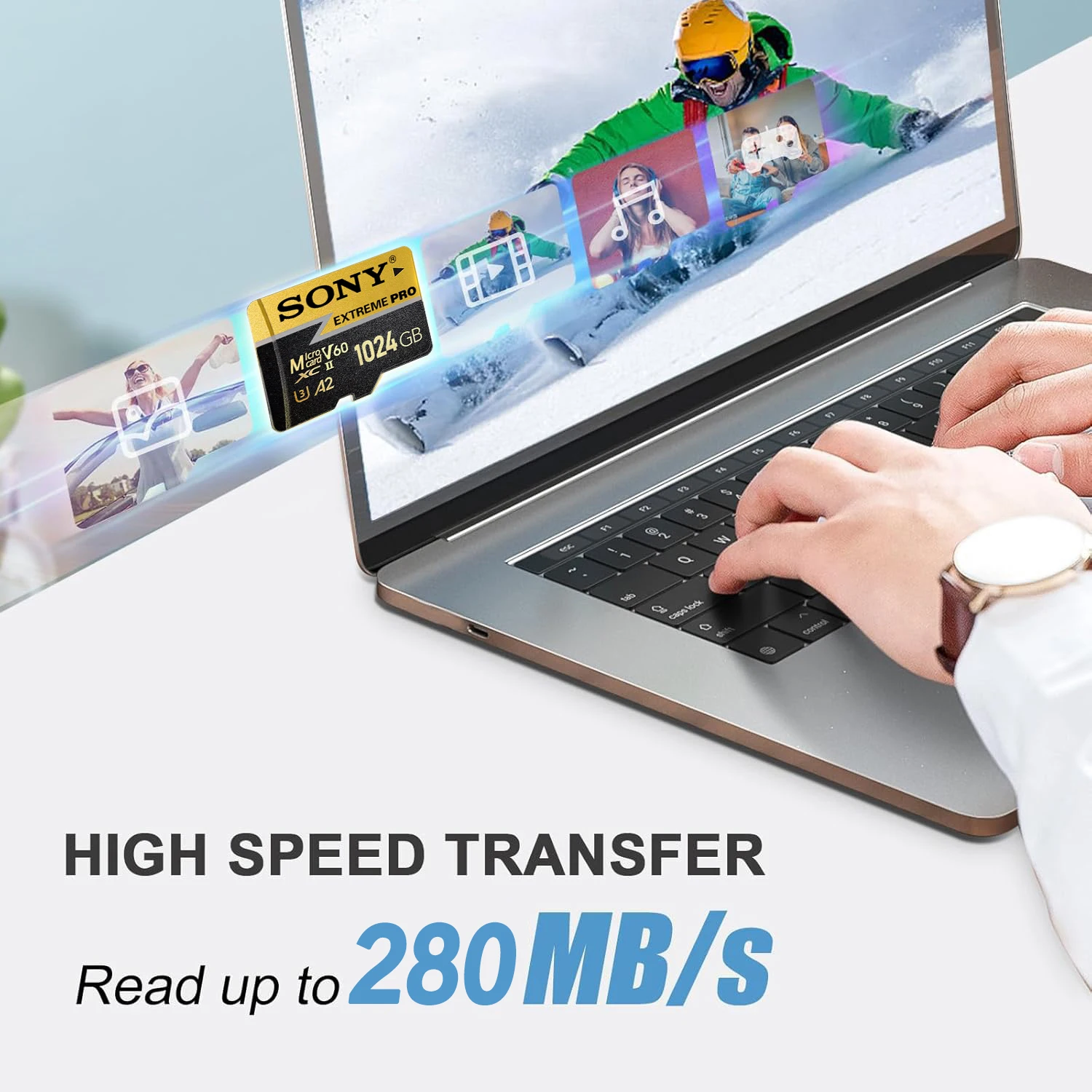 سوني مايكرو TF بطاقة SD المتطرفة برو SD بطاقة الذاكرة 256 جيجابايت 128 جيجابايت 1 تيرا بايت SD C10 TF بطاقة فلاش لشاومي الهاتف كاميرا الجدول الكمبيوتر بطاقات SD