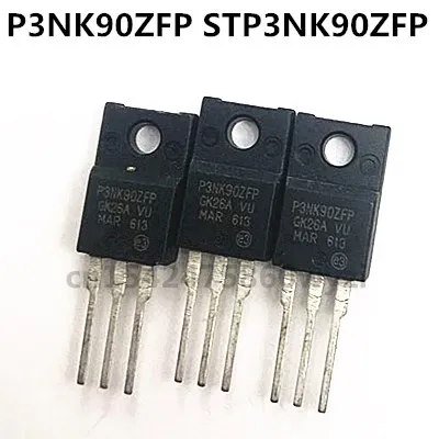 

Original 5pcs/ P3NK90ZFP STP3NK90ZFP TO-220F 900V 3A