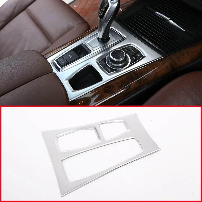 

ABS Plastic Car Gear Control Panel Frame Trim For BMW X5 E70 2008-2013 Car Accessories For Left Hand Drive