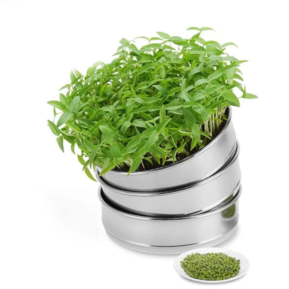 

Starter Germination Trays Stainless Steel Mesh Plant Growing Tray Gardening Accessory Vegetable Supply Seed Sprouter