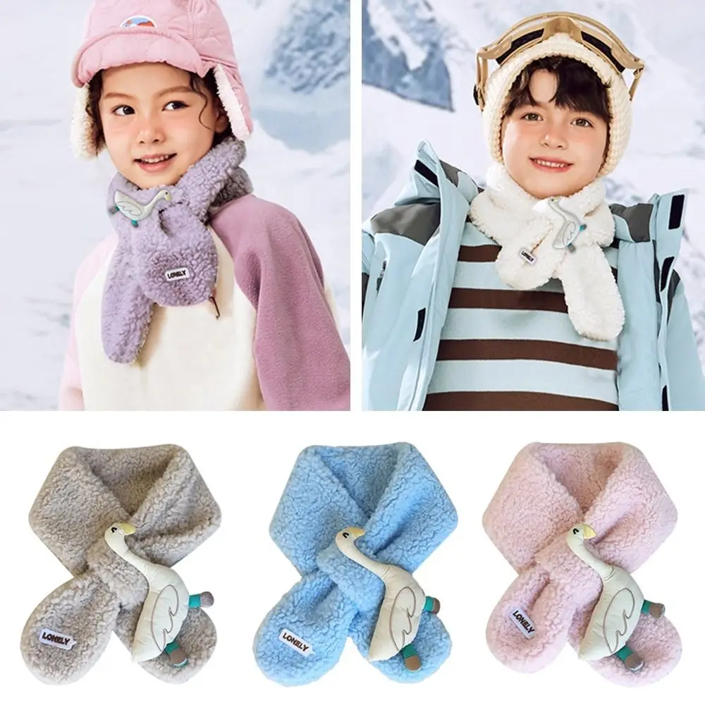 ファッション暖かい子供用冬スカーフ厚いネックウォーマーかわいい漫画ベビーショールベビー男の子女の子