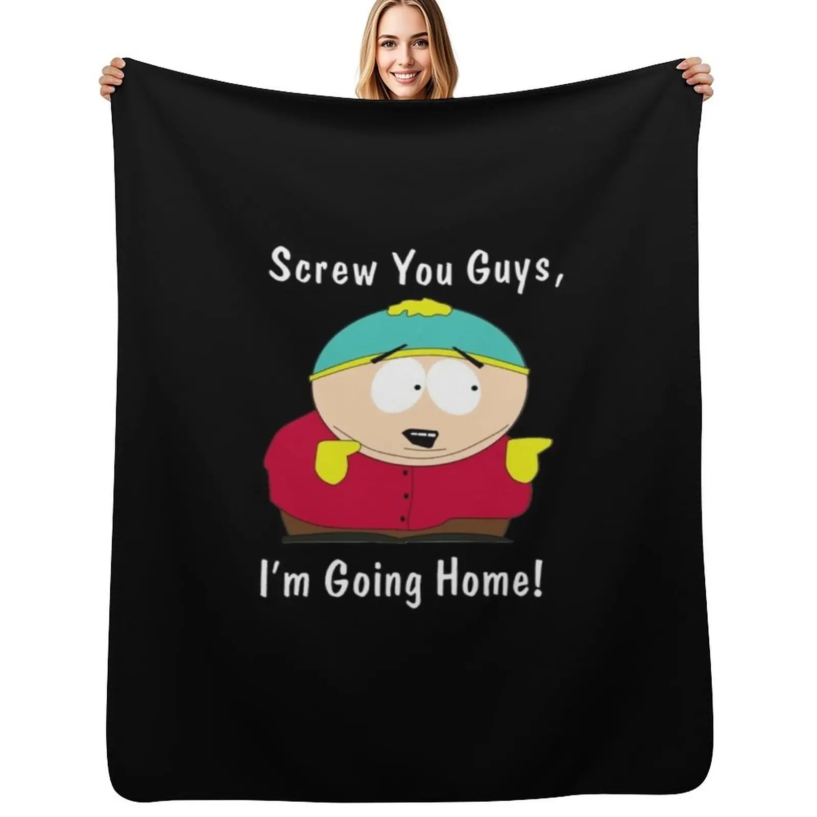 

Eric Cartman Throw Blanket Cozy Throw Blanket Birthday Gift for Him Her