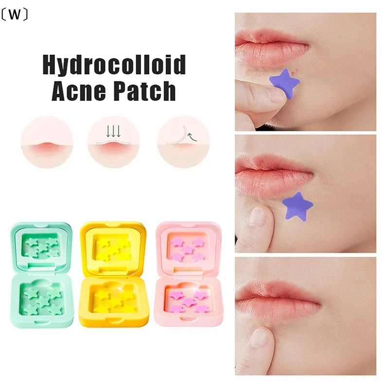 maveraW Categories1Box 25/48 Patch Patch idrocolloidali per l'acne Riparazione dello sbiadimento Adesivi invisibili per la rimozione dell'acne Correttore Strumento per il trucco Stella con specchio