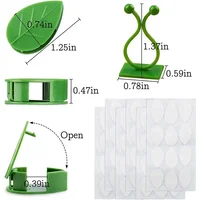 10/30/50Pcs Plant Climbing Wall Fixture Clips Rattan Vine Fixer Self-Adhesive Hook Invisible Garden Binding Clip Wall StickyClip 5