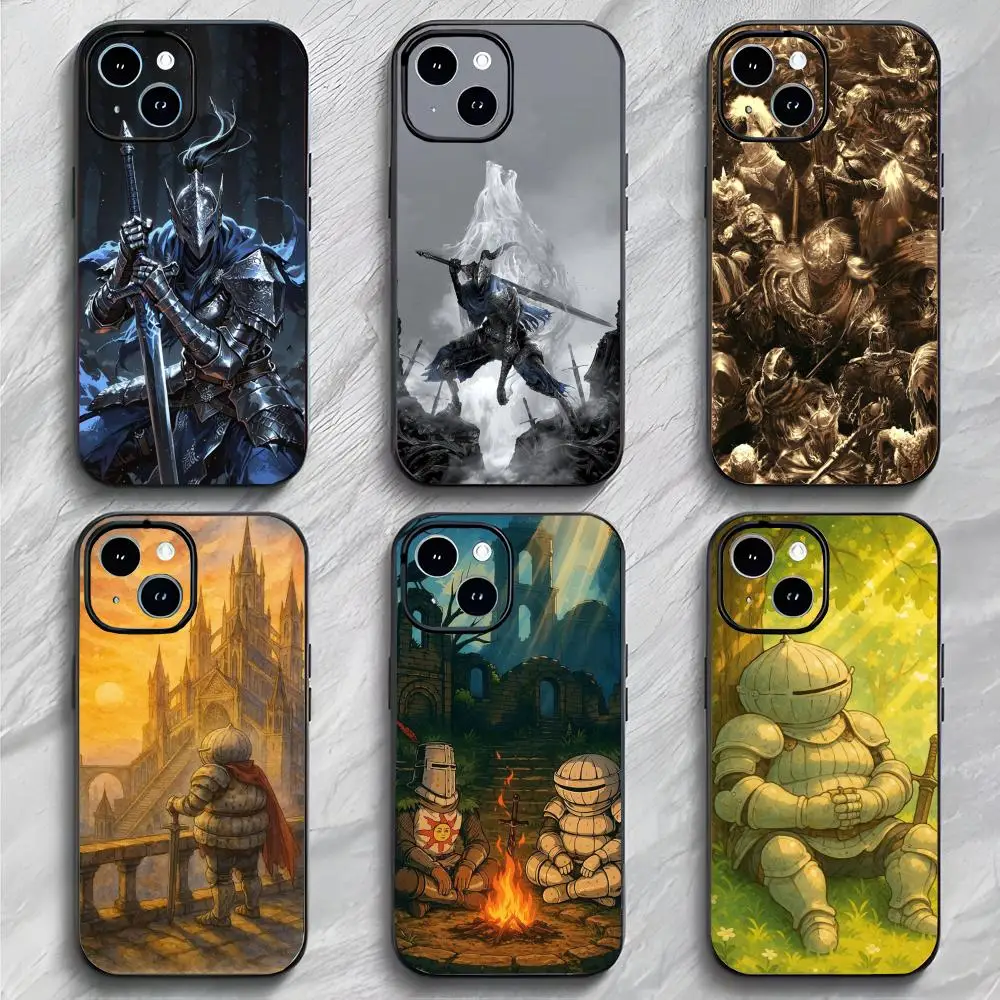 Coque de téléphone Game Dark D-Dark S-Souls, tendance, emballage souple, légère, pour iPhone 17 16 15 14 ProMax