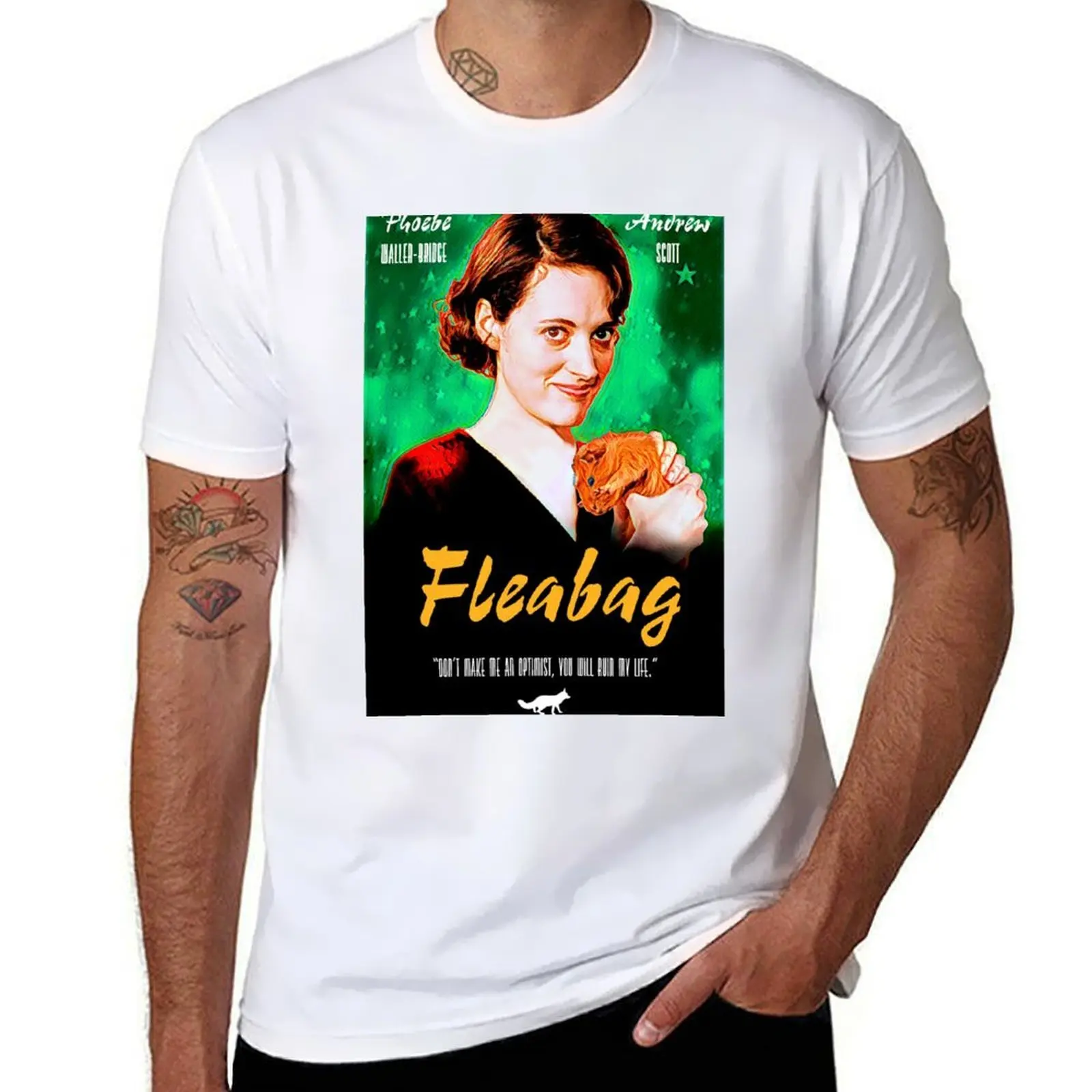 

Fleabag T-Shirt t shirt custom print anime t shirts oversize T-Shirt