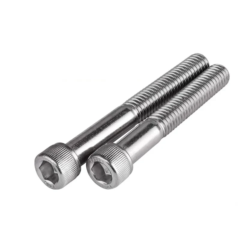 BSW 1/4 Hexagon Socket Cap Head Screws 304 Stainless Steel Half Thread British Standard Whitworth Bolts
