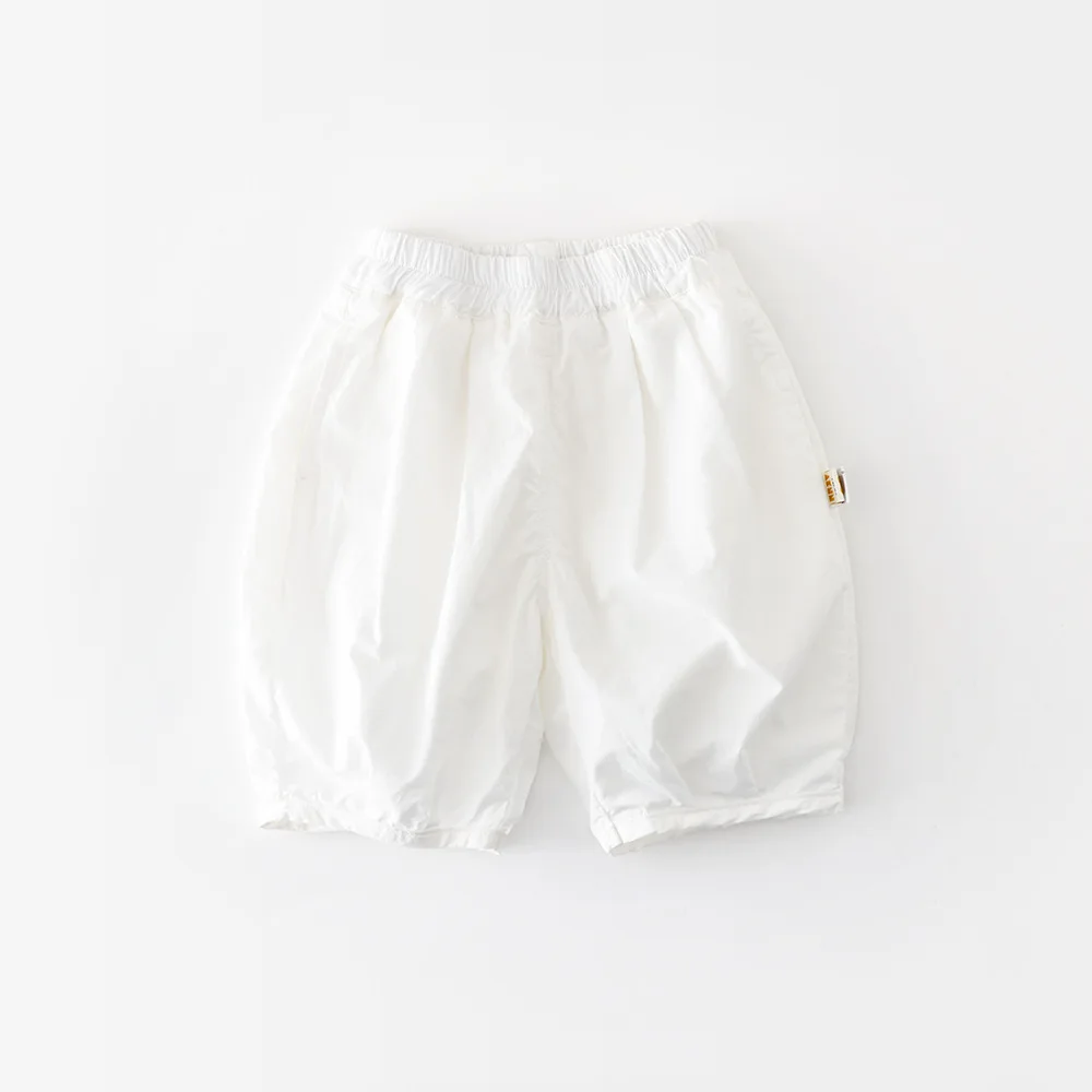 

Летние повседневные детские брюки 2026 года, 9М-4Т, хлопковые, тонкие, свободные, милые однотонные капри для девочек