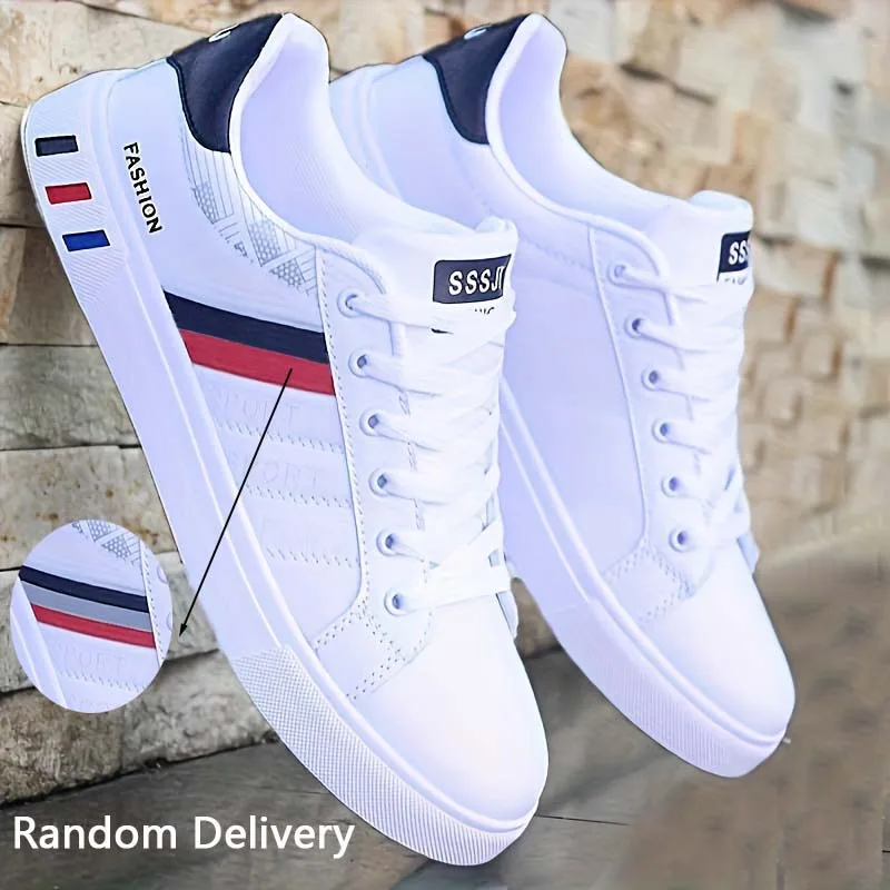

White sneakers men's shoes 2026 spring breathable new casual shoes Korean version versatile sports shoes student board shoes men