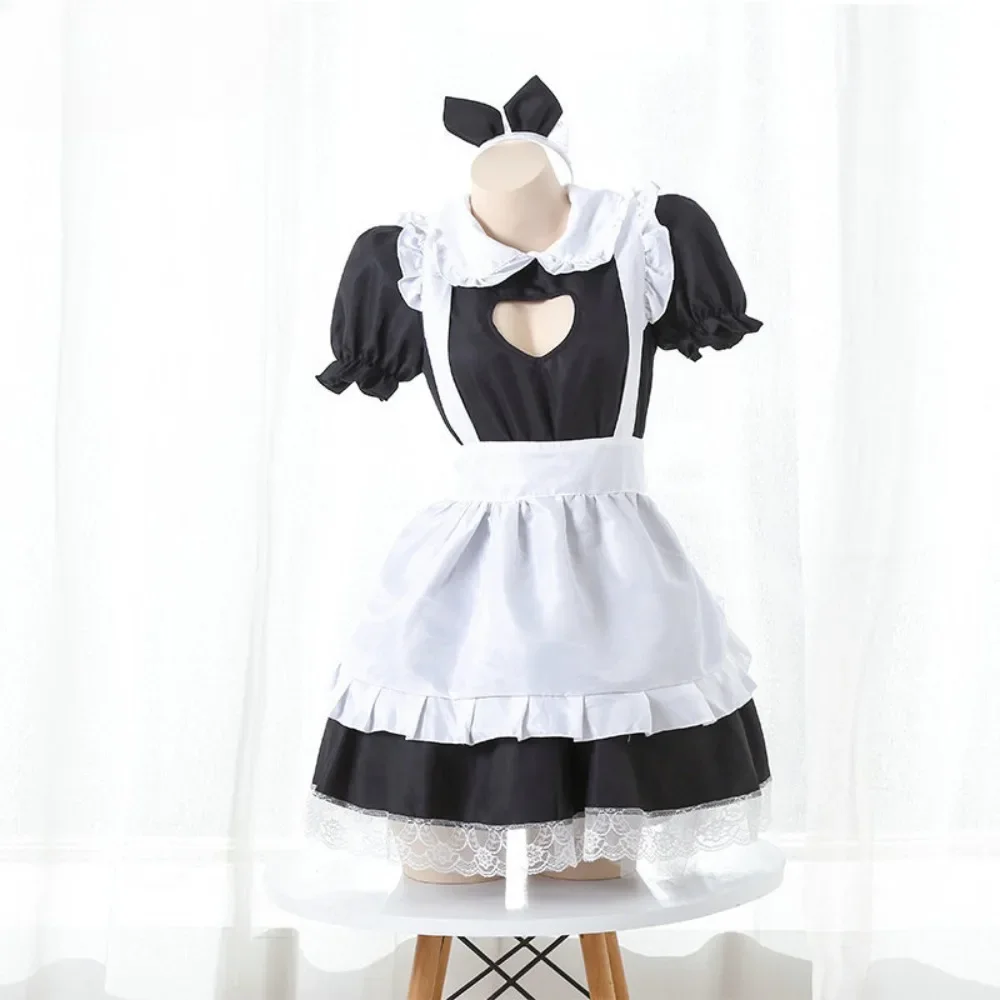 

Lolita Servant Kawaii Apron Dress Japanese Anime Show Cosplay Costume High Quality Maid Outfit Women Sexy Lingerie Stage Uniform