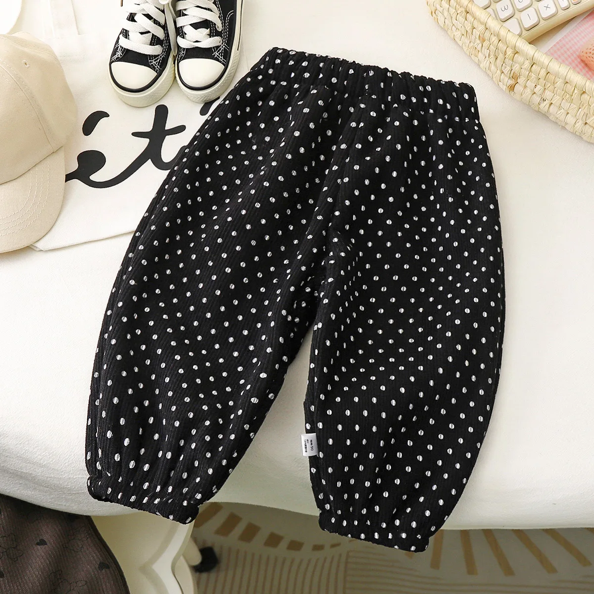 2-9T winter child kids girls thick velvet snow wear pants