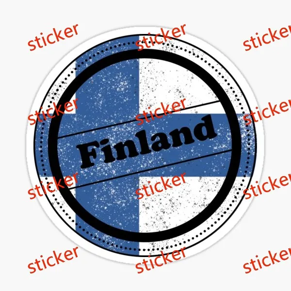 

Finland Vinyl Sticker Waterproof Scratch-proof Decal Bumper Auto Cars Trucks Windshield Windows Laptop