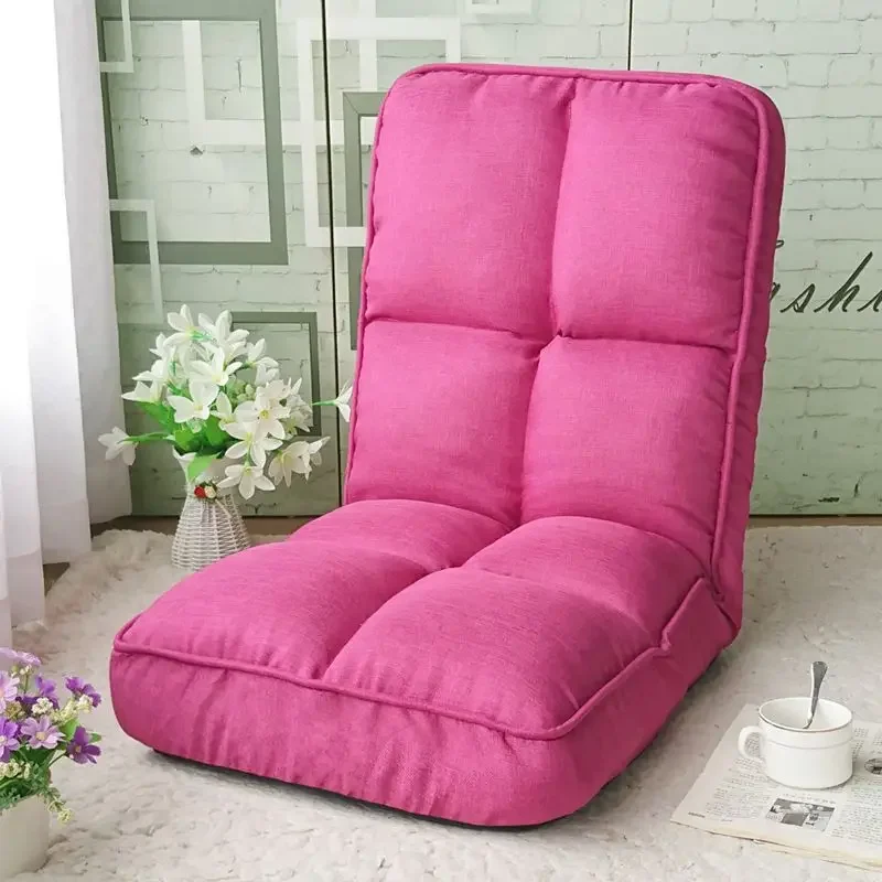 Japanese Lazy Recliner Bed Backrest Chair Floor Sofa Chair Bay Window Balcony Sofa Chair Tatami Seat Couch Living Room Furniture