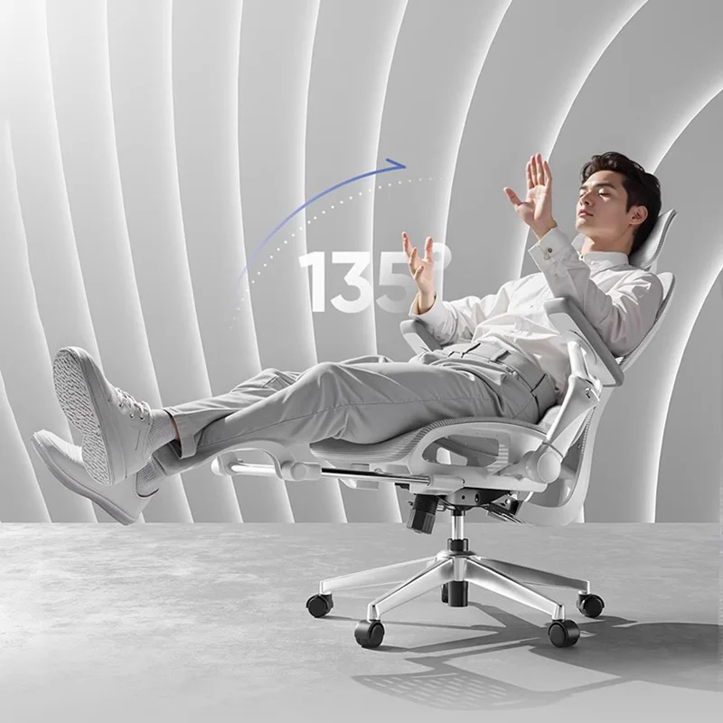 

Ergonomic Modern Office Chair Arm Nordic Comfortable Footrest Office Chair Study Swivel Mobile Garden Muebles Salon Furniture
